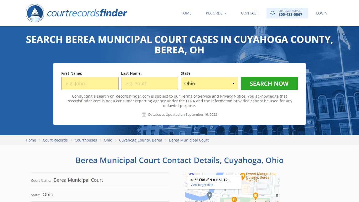 Berea Municipal Court Case Search - RecordsFinder